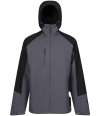 RG348 TRW529 Regatta X-Pro Beacon Brite Light Waterproof Shell Jacket Seal Grey / Black colour image